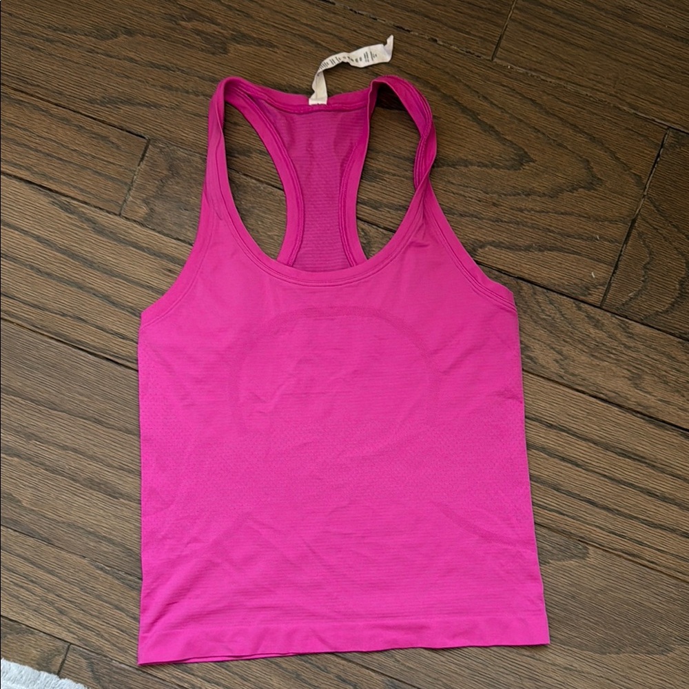Lululemon Athletica Pink Racerback Tank Top